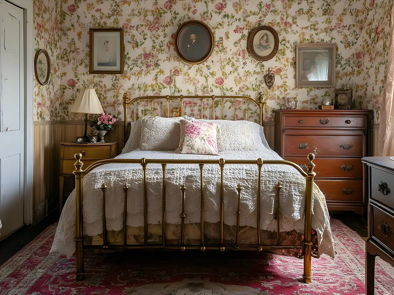 Ein altmodisches Zimmer wartet auf die Haushaltsauflösung